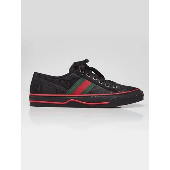 Gucci Black GG Canvas Off The Grid Low Top Sneakers 36.5 sz - Picture 4 of 6